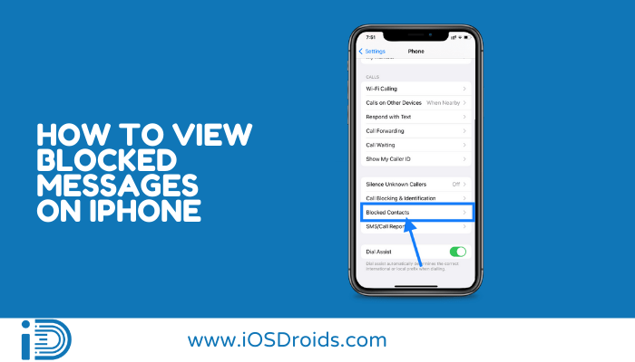 How to See Blocked Messages on iPhone?(5 Ways)