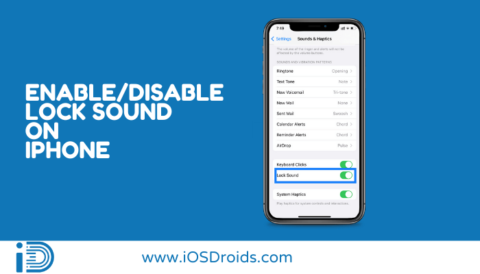 What is Lock Sound on iPhone? How to Enable/Disable it?