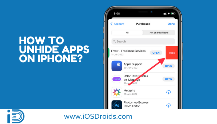 how-to-unhide-an-app-on-iphone